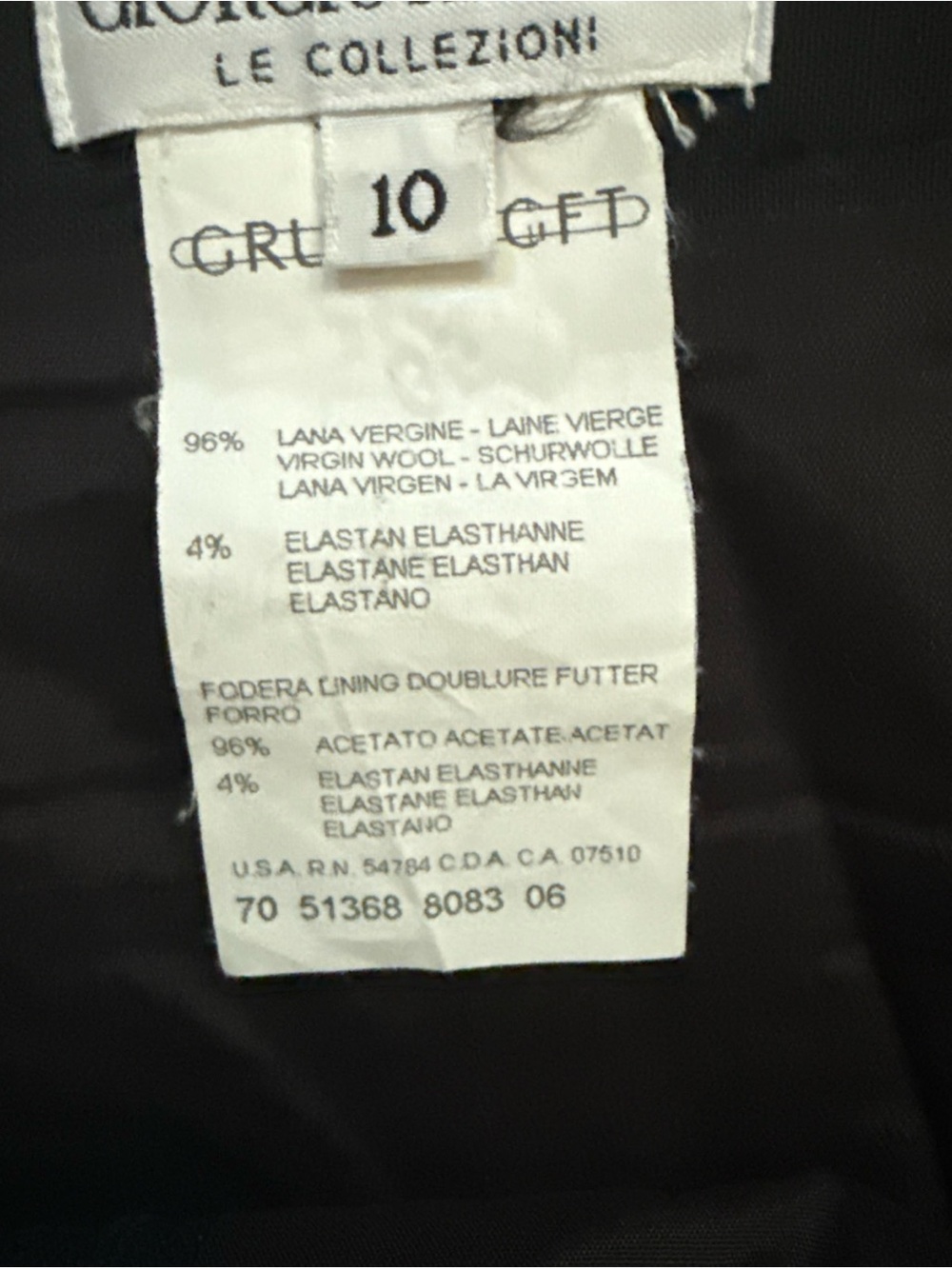 Giorgio Armani Le Collezioni Wool Midi Skirt - Picture 3 of 12